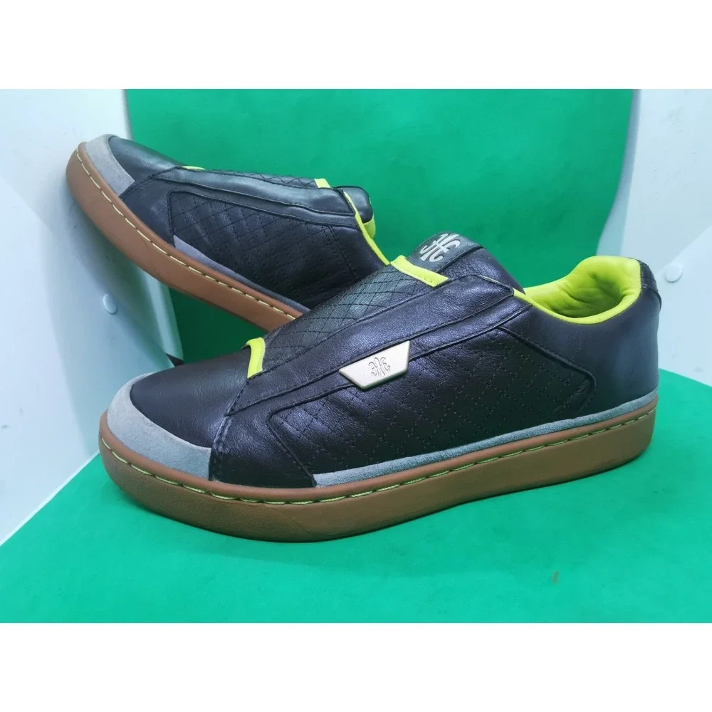 Royal Elastics Icon Lux Brown Lemon Men Size 10.5 Slip On Casual Shoes 0234230